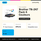 Brother TN-247 Pack 4 Couleurs Switch : garantie à vie