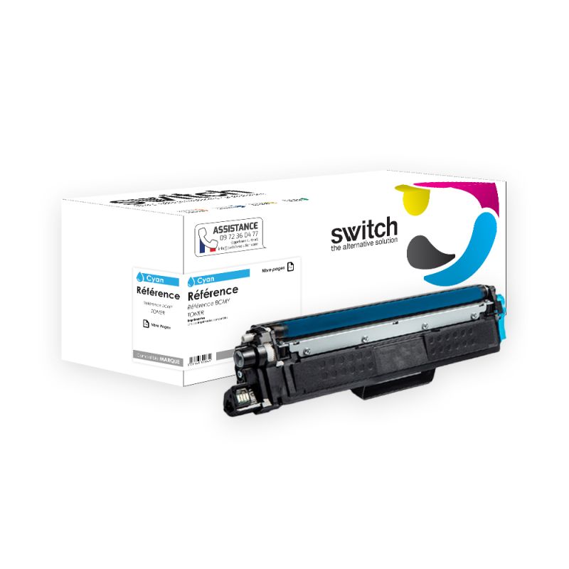 Brother PRO TN-247, Toner Cyan compatible · Switch