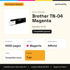 Brother TN-04 Toner Magenta compatible : caractéristiques