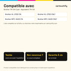 Imprimantes compatibles avec Brother TN-04 Toner Cyan compatible · Switch