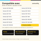 Imprimantes compatibles avec le toner Brother TN-1050 Noir