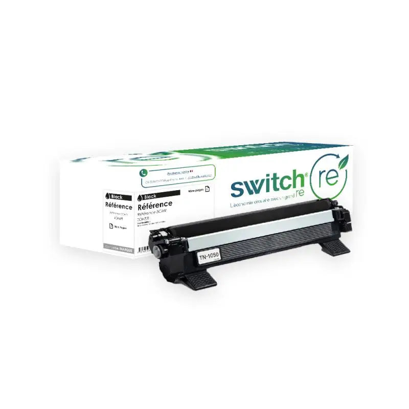BROTHER TN-1050, Toner Noir remanufacturé - Switch RE