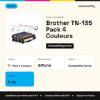 Brother TN-135 Toner Pack 4 Couleurs compatible équivalent à TN-115, 135, 155 · Switch : caractéristiques