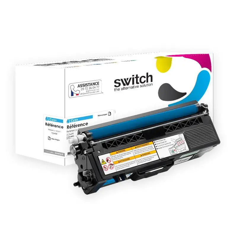 Brother TN-135 Toner Cyan compatible équivalent à TN-115 135 155 · Switch