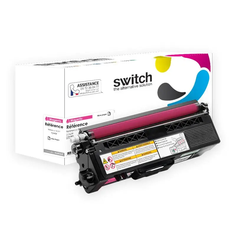 Brother TN-135 Toner Magenta compatible équivalent à TN-115 135 155 · Switch