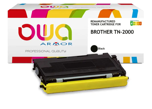 BROTHER TN-2000 - Cartouche laser compatible - extra haute capacité - Noir - Toner remanufacturé OWA