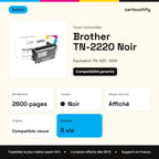 Brother TN-2220 Toner Noir compatible équivalent à TN-2010, 2030, 2210 · Switch : caractéristiques