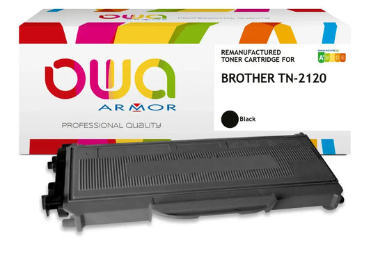 BROTHER TN-2120 - Cartouche laser compatible - haute capacité - Noir - Toner remanufacturé OWA