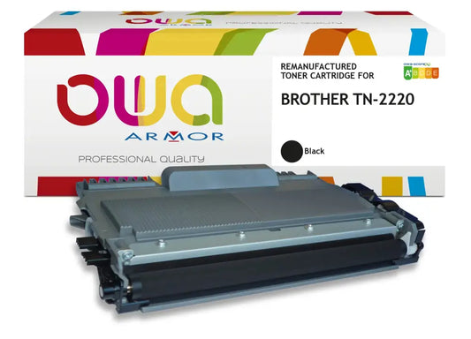 BROTHER TN-2220 - Cartouche laser compatible - extra haute capacité - Noir - Toner remanufacturé OWA