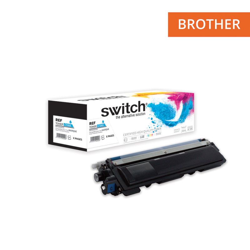 Toner Switch pour Brother TN-210 - 240 - 230 - 290 Cyan