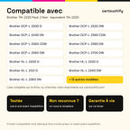 Imprimantes compatibles avec Brother TN-2320 Toner Pack 2 Noir compatible équivalent à TN-2310 · Switch