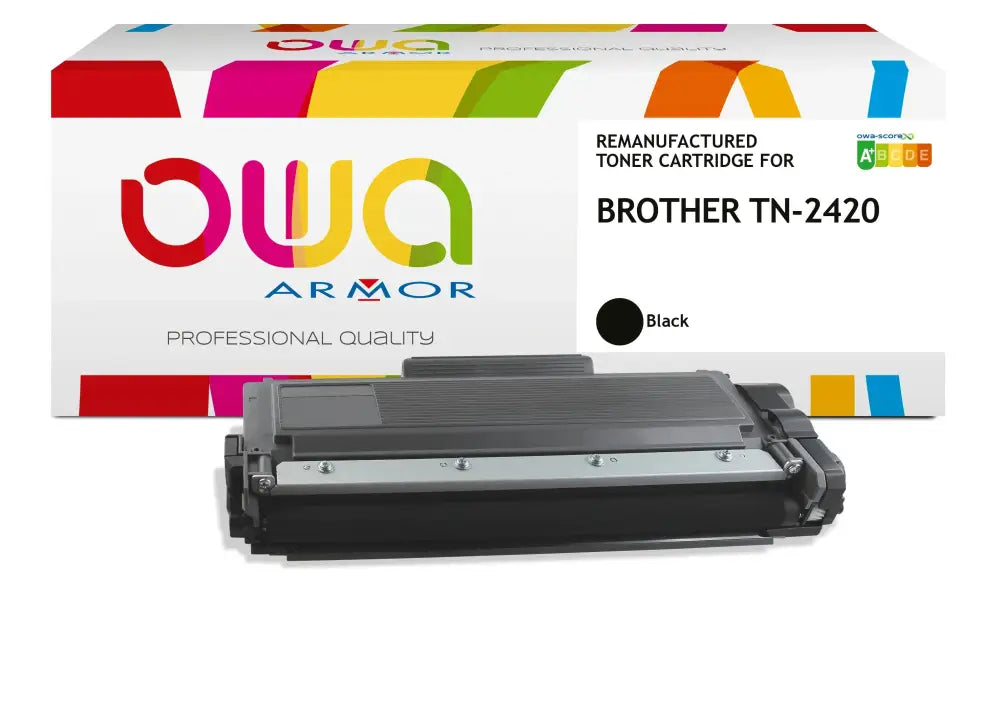 BROTHER TN-2420 - Cartouche laser compatible - haute capacité - Noir - Toner remanufacturé OWA