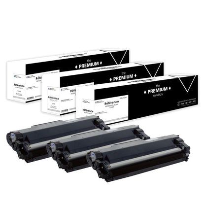 Cartouche laser compatible Brother TN-2420 Noir Pack 3 Noir