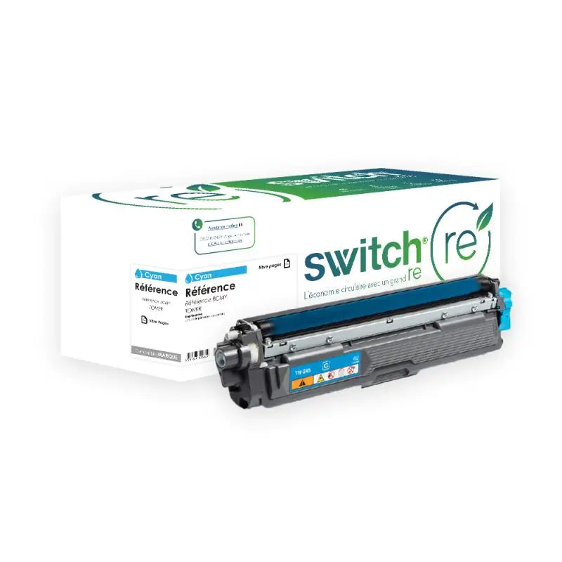 BROTHER TN-245, Toner Cyan remanufacturé - Switch RE