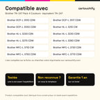 Imprimantes compatibles avec le toner Brother TN-247 Pack 4 Couleurs