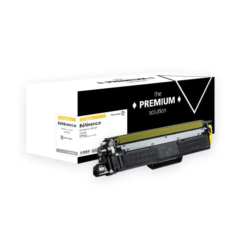Brother TN-247, Toner remanufacturé Jaune compatible - The Premium Solution
