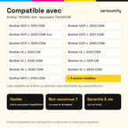 Imprimantes compatibles avec Brother TN248XL Toner Noir compatible équivalent à TN248XLBK · Switch