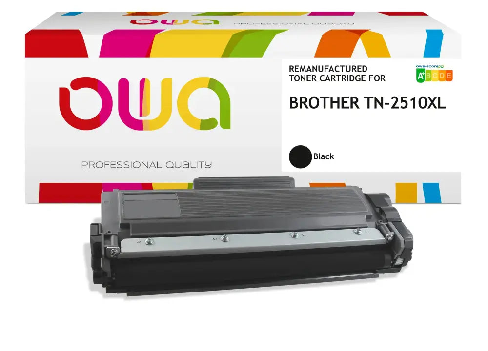 BROTHER TN-2510XL - Cartouche laser compatible - haute capacité - Noir - Toner remanufacturé OWA