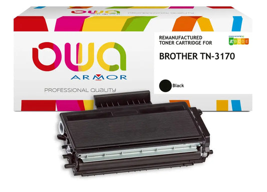 BROTHER TN-3170 - Cartouche laser compatible - extra haute capacité - Noir - Toner remanufacturé OWA