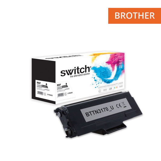 Toner Switch pour Brother TN-550 - 3130 - 3135 - 3145 - 580 - 3170 - 3175 - 3185 - 3280 - LT2435H - LT2435S Noir