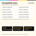 Imprimantes compatibles avec Brother TN-325 Toner Noir compatible équivalent à TN-320 · Switch