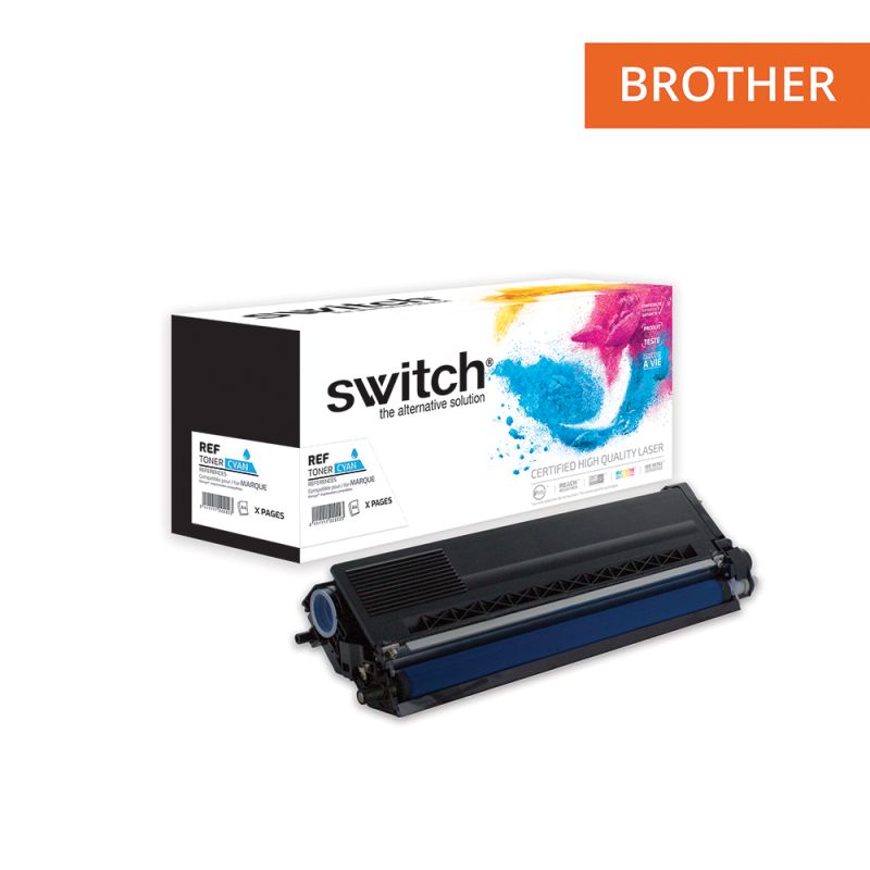 Toner Switch pour Brother TN-320 - TN-325 Cyan