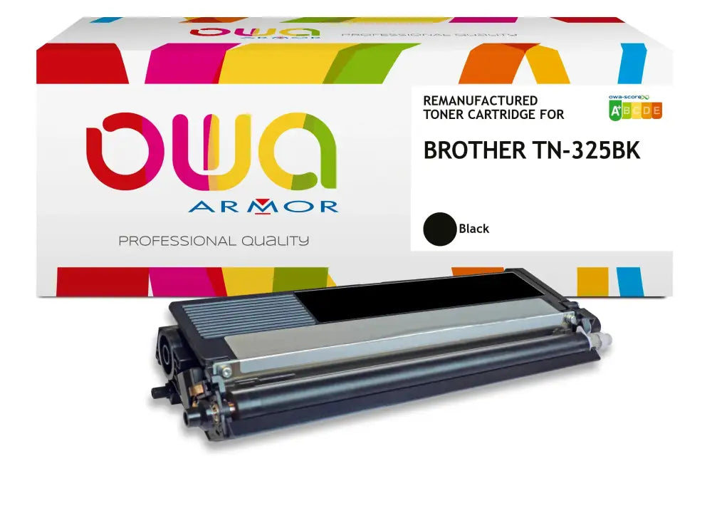 BROTHER TN-325Bk - Cartouche laser compatible - haute capacité - Noir - Toner remanufacturé OWA