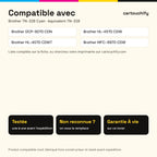 Imprimantes compatibles avec Brother TN-328 Toner Cyan compatible · Switch