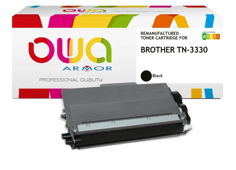 BROTHER TN-3330 - Cartouche laser compatible - Noir - Toner remanufacturé OWA