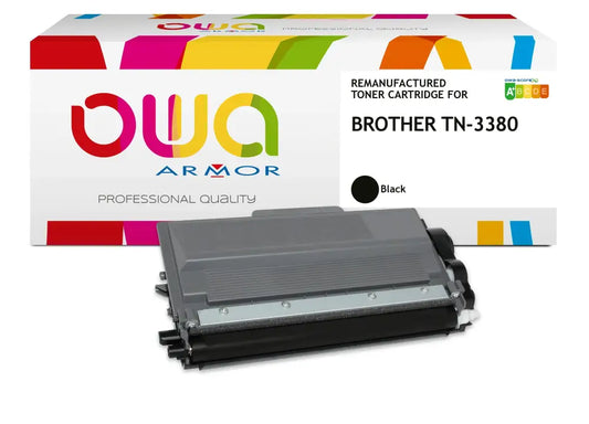 BROTHER TN-3380 - Cartouche laser compatible - extra haute capacité - Noir - Toner remanufacturé OWA