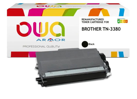 BROTHER TN-3380 - Cartouche laser compatible - Noir - Toner remanufacturé OWA