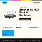 Brother TN-421 Toner Pack 4 Couleurs compatible · Switch : caractéristiques