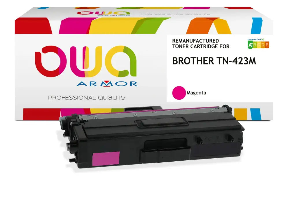 BROTHER TN-423M - Cartouche laser compatible - haute capacité - Magenta - Toner remanufacturé OWA