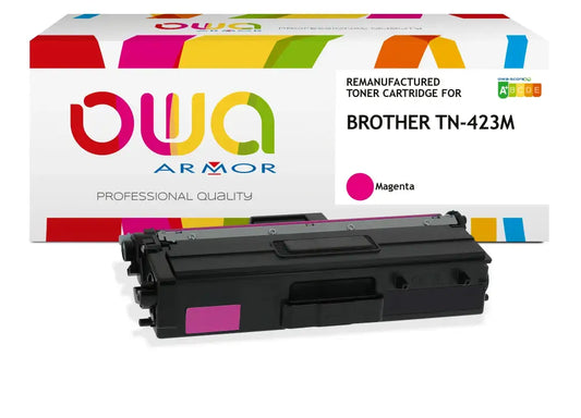 BROTHER TN-423M - Cartouche laser compatible - haute capacité - Magenta - Toner remanufacturé OWA
