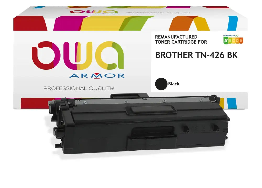 BROTHER TN-426BK - Cartouche laser compatible - haute capacité - Noir - Toner remanufacturé OWA