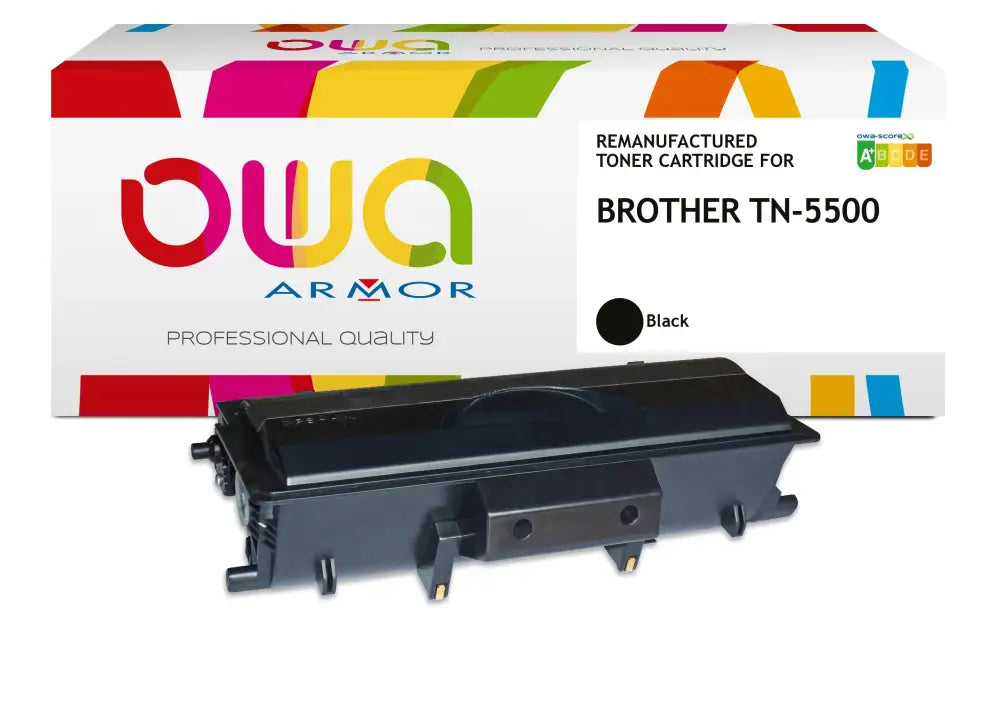 BROTHER TN-5500 - Cartouche laser compatible - Noir - Toner remanufacturé OWA
