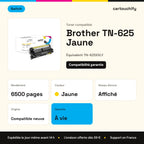 Brother TN-625 Toner Jaune compatible équivalent à TN-625XXL · Switch : caractéristiques