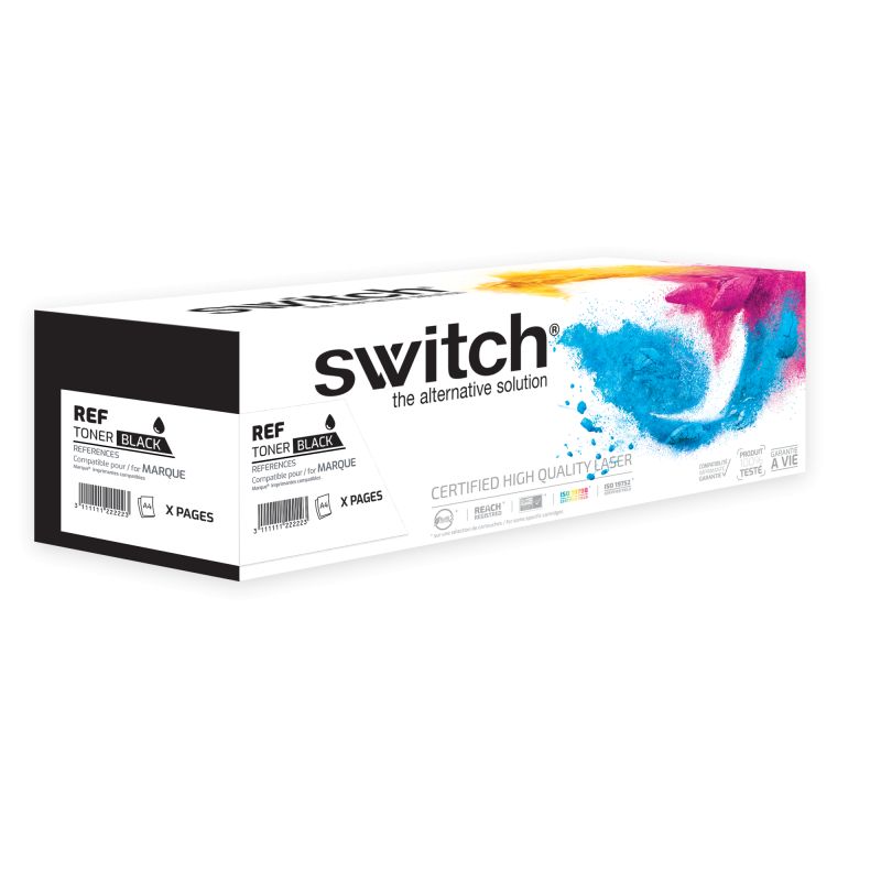 Toner Switch pour Brother TN-430 - 460 - 530 - 540 - 560 - 570 - 3030 - 3060 - 6300 - 6600 - 7600 Noir