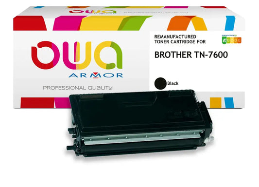 BROTHER TN-7600 - Cartouche laser compatible - haute capacité - Noir - Toner remanufacturé OWA