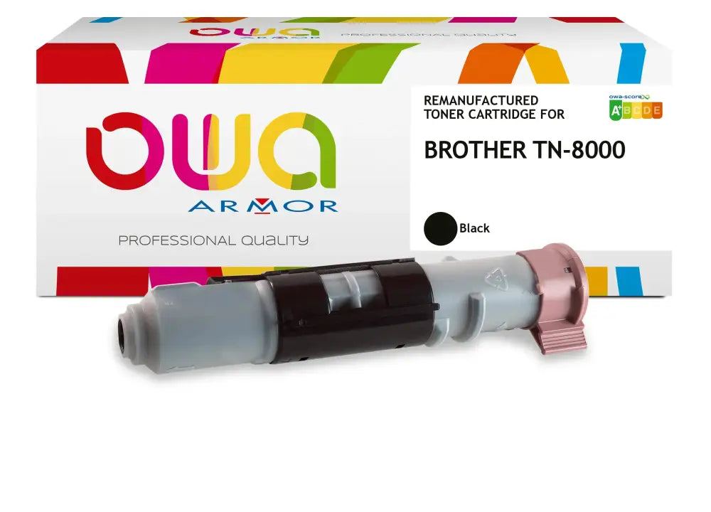 BROTHER TN-8000 - Cartouche laser compatible - Noir - Toner remanufacturé OWA