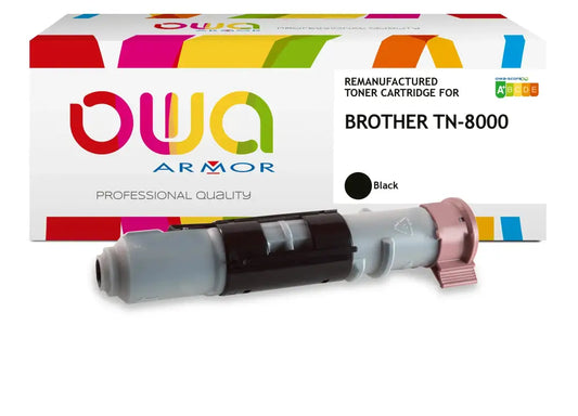 BROTHER TN-8000 - Cartouche laser compatible - Noir - Toner remanufacturé OWA