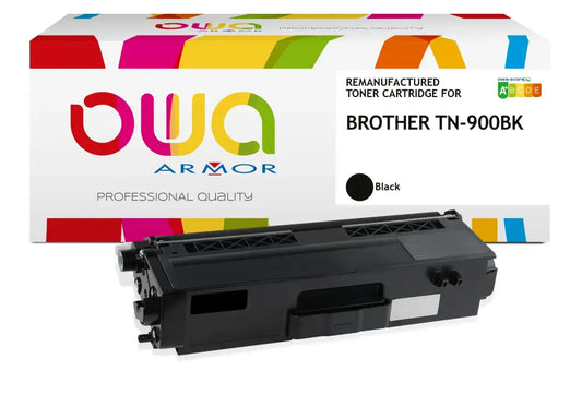 BROTHER TN-900BK - Cartouche laser compatible - Noir - Toner remanufacturé OWA