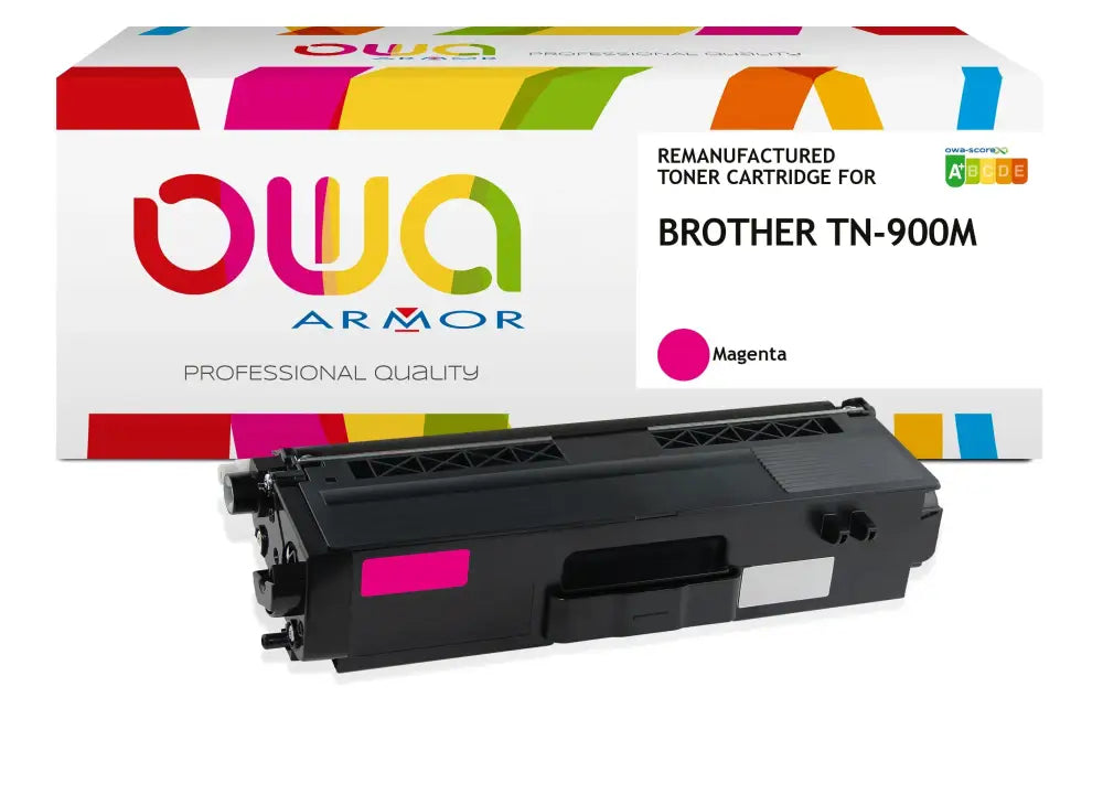 BROTHER TN-900M - Cartouche laser compatible - Magenta - Toner remanufacturé OWA