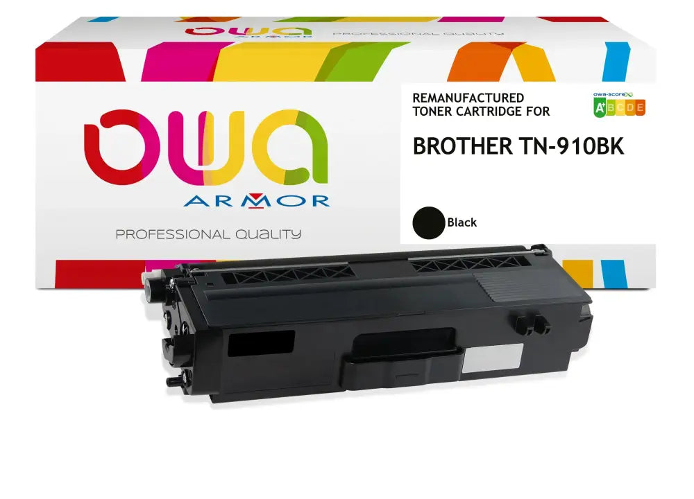 BROTHER TN-910BK - Cartouche laser compatible - Noir - Toner remanufacturé OWA