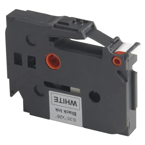 Brother TZe 221, Ruban titreuse Noir sur Blanc compatible, The Premium Solution