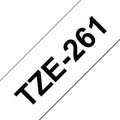 Brother TZE-261, Ruban titreuse Noir sur Blanc compatible, The Premium Solution