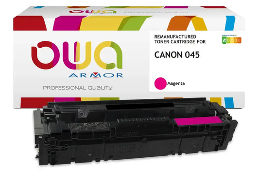 CANON 045 - Cartouche laser compatible - Magenta - Toner remanufacturé OWA