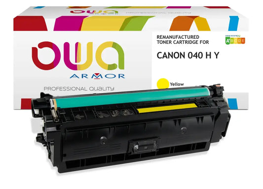 CANON 0455 C 001 - Cartouche laser compatible - haute capacité - Jaune - Toner remanufacturé OWA