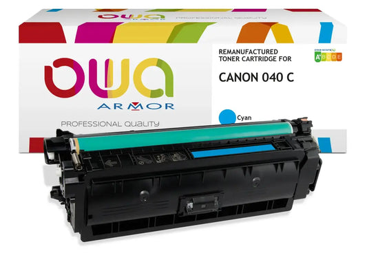 CANON 0458 C 001 - Cartouche laser compatible - Cyan - Toner remanufacturé OWA