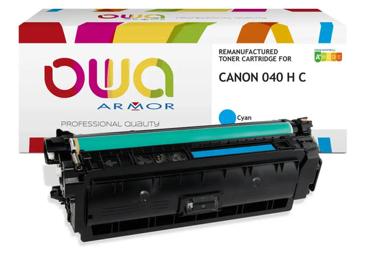 CANON 0459 C 001 - Cartouche laser compatible - haute capacité - Cyan - Toner remanufacturé OWA